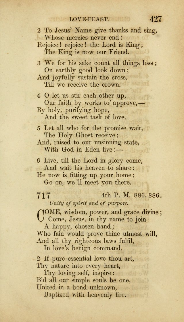 Hymns for the Use of the Methodist Episcopal Church. Rev. ed. page 434