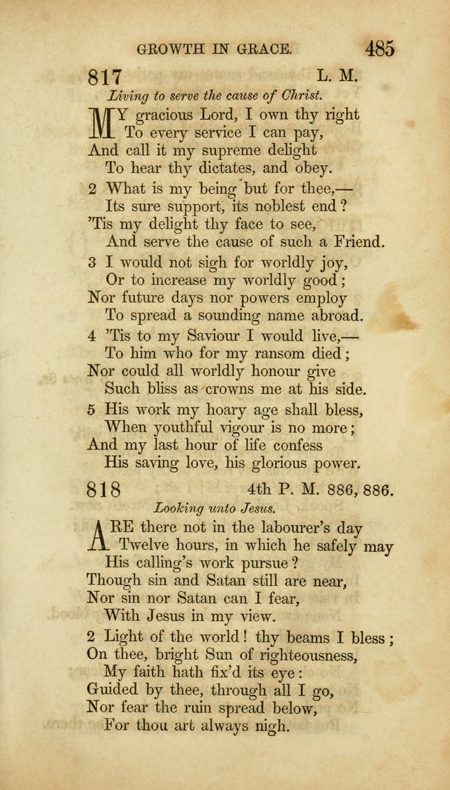 Hymns for the Use of the Methodist Episcopal Church. Rev. ed. page 492