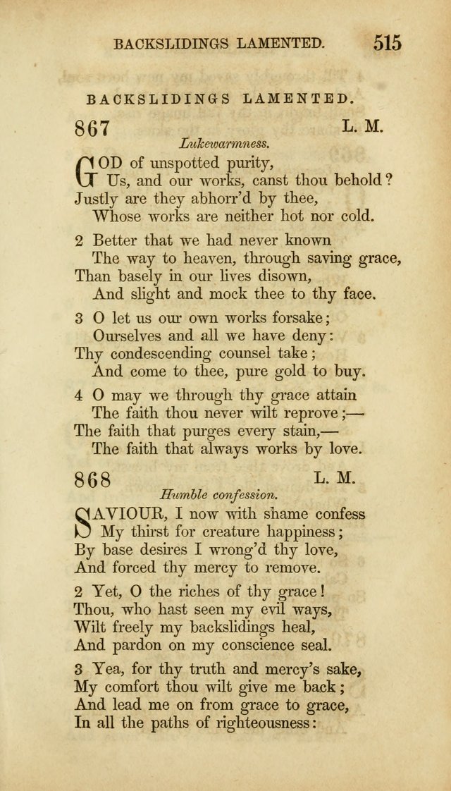 Hymns for the Use of the Methodist Episcopal Church. Rev. ed. page 522