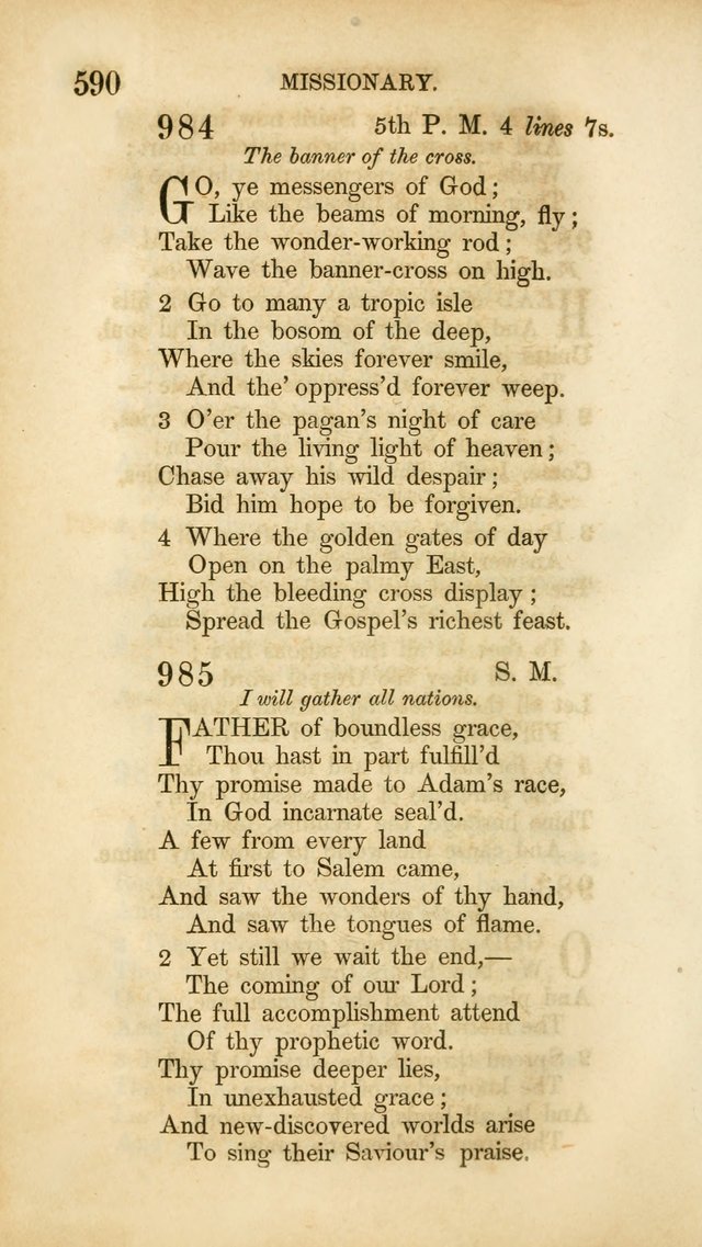 Hymns for the Use of the Methodist Episcopal Church. Rev. ed. page 597