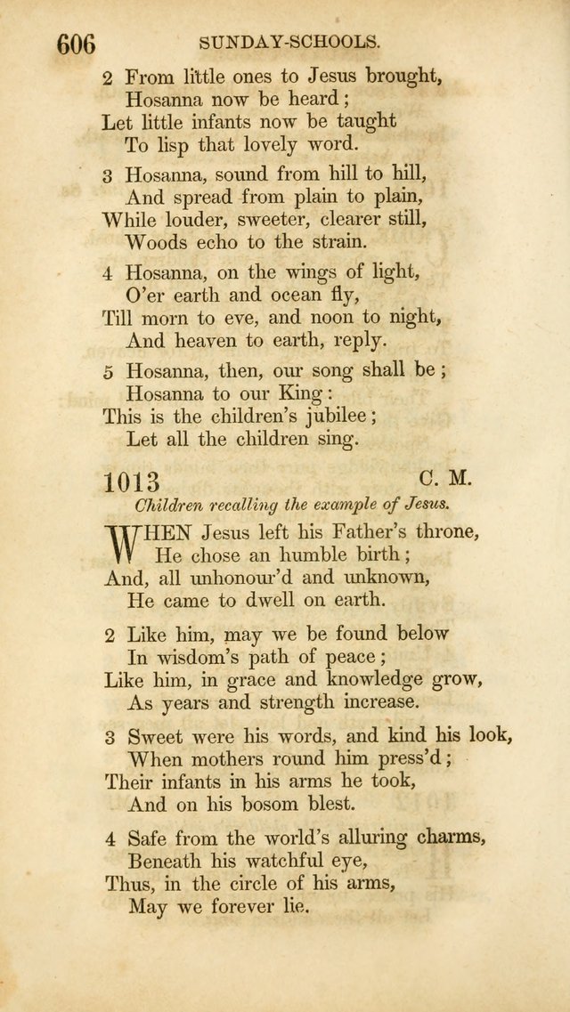 Hymns for the Use of the Methodist Episcopal Church. Rev. ed. page 613