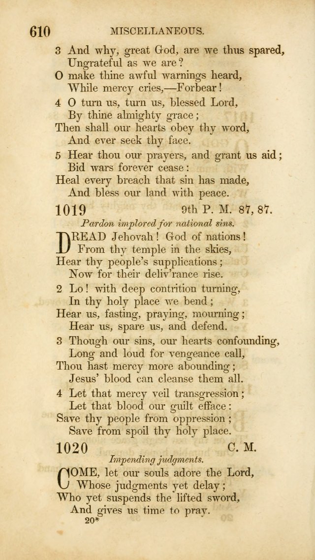 Hymns for the Use of the Methodist Episcopal Church. Rev. ed. page 617