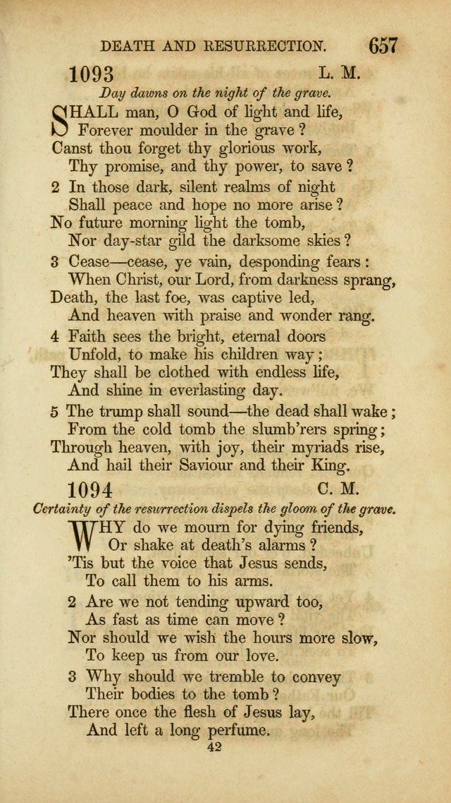 Hymns for the Use of the Methodist Episcopal Church. Rev. ed. page 664