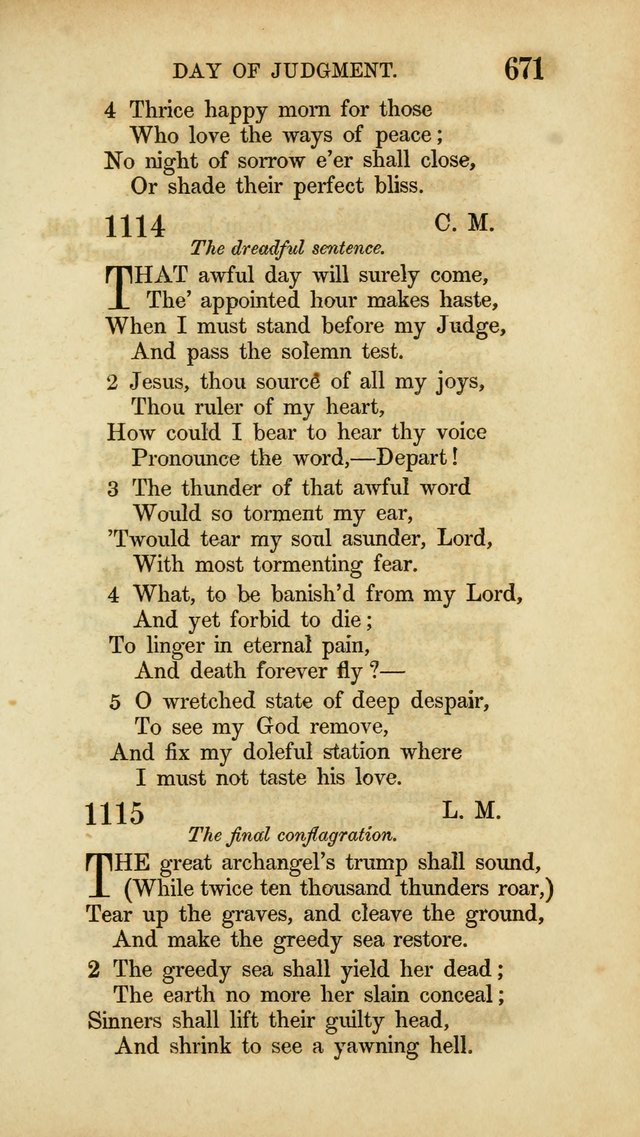 Hymns for the Use of the Methodist Episcopal Church. Rev. ed. page 678