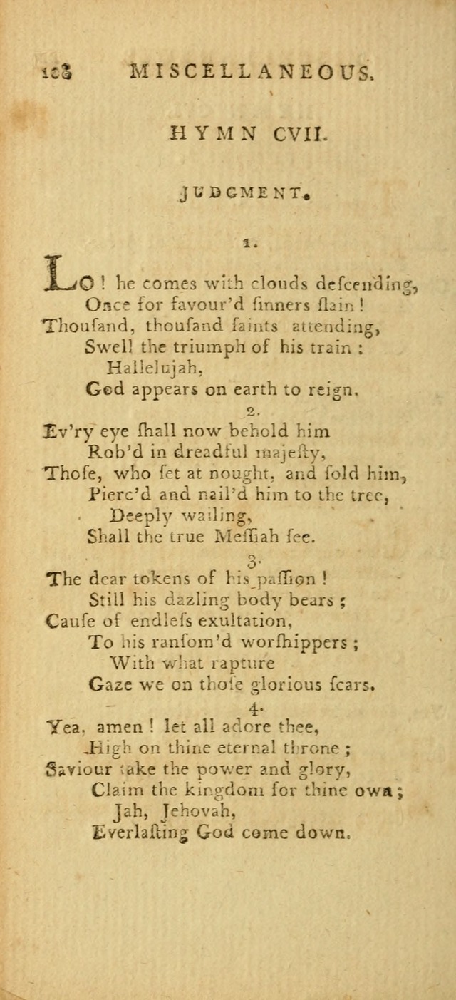 Hymns for the Use of the Society of United Christian Friends: with their constitution annexed page 108