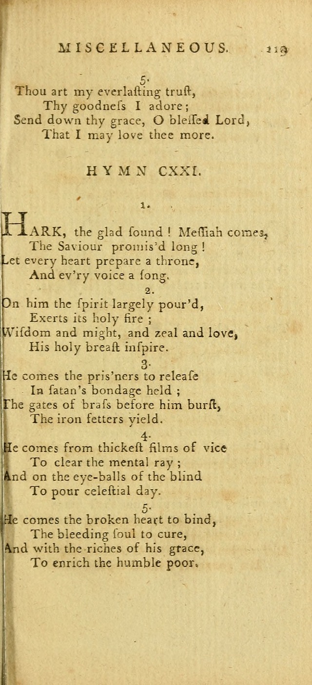 Hymns for the Use of the Society of United Christian Friends: with their constitution annexed page 119