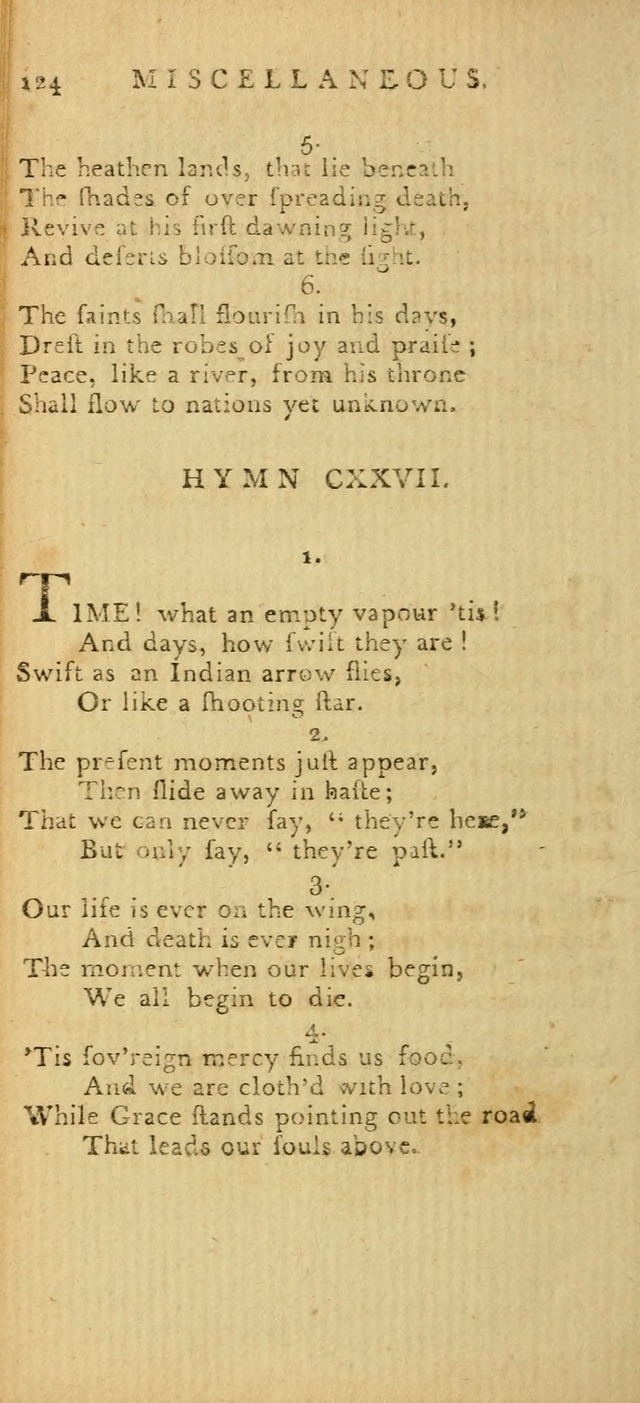 Hymns for the Use of the Society of United Christian Friends: with their constitution annexed page 124