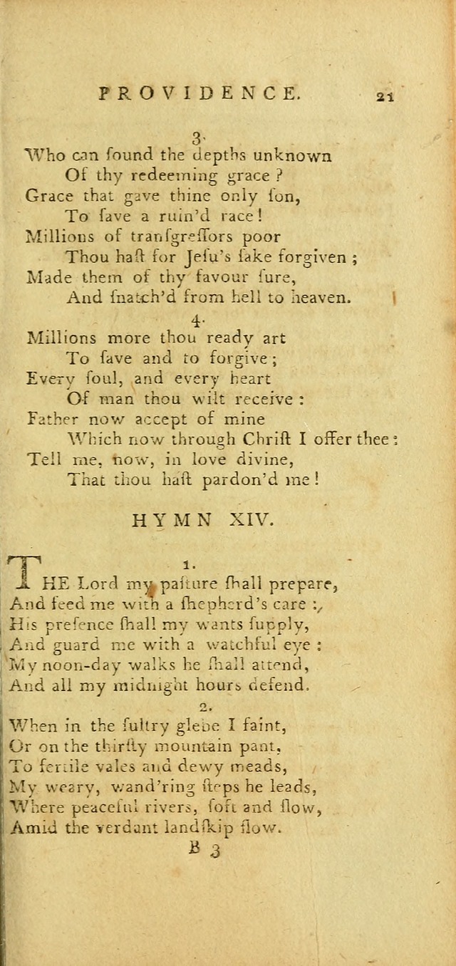 Hymns for the Use of the Society of United Christian Friends: with their constitution annexed page 21