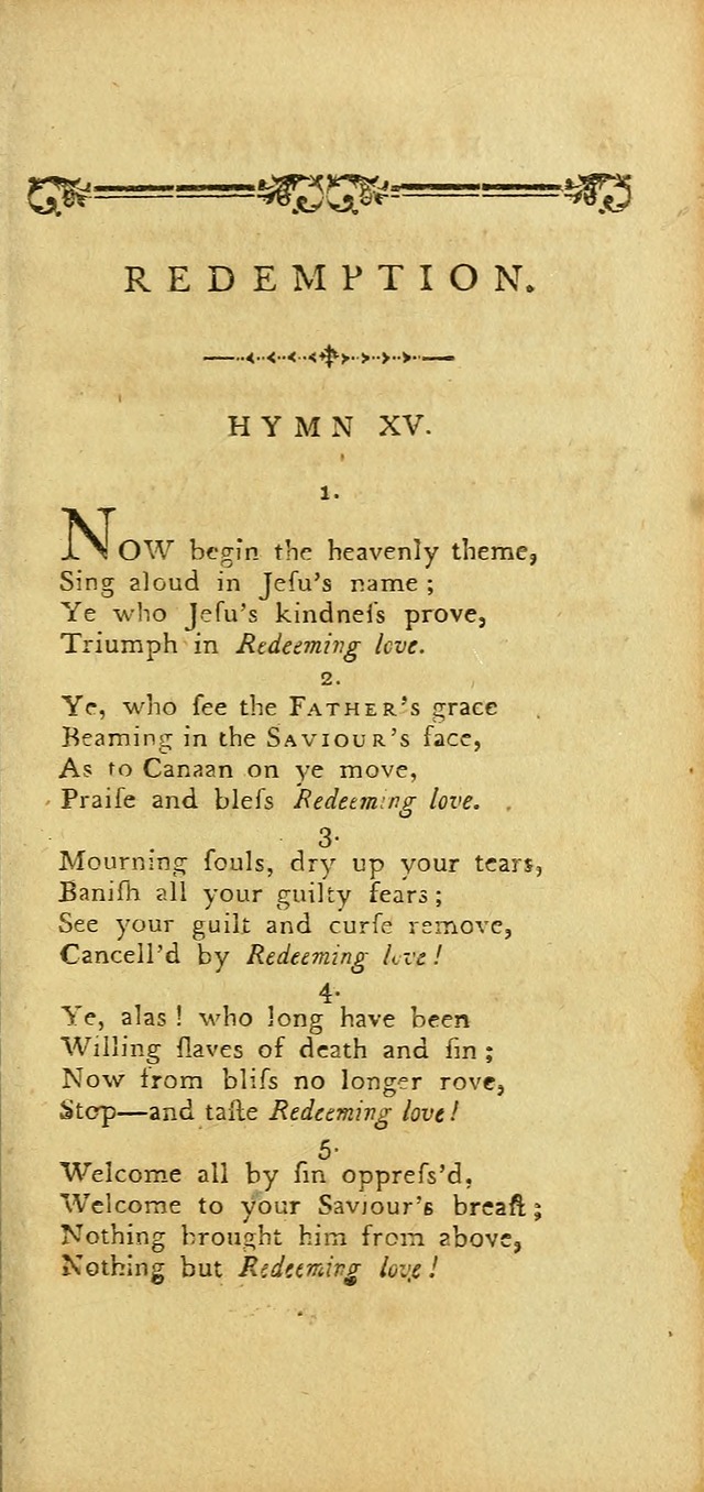 Hymns for the Use of the Society of United Christian Friends: with their constitution annexed page 23