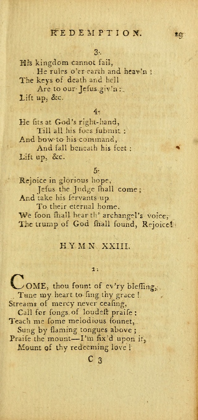 Hymns for the Use of the Society of United Christian Friends: with their constitution annexed page 29