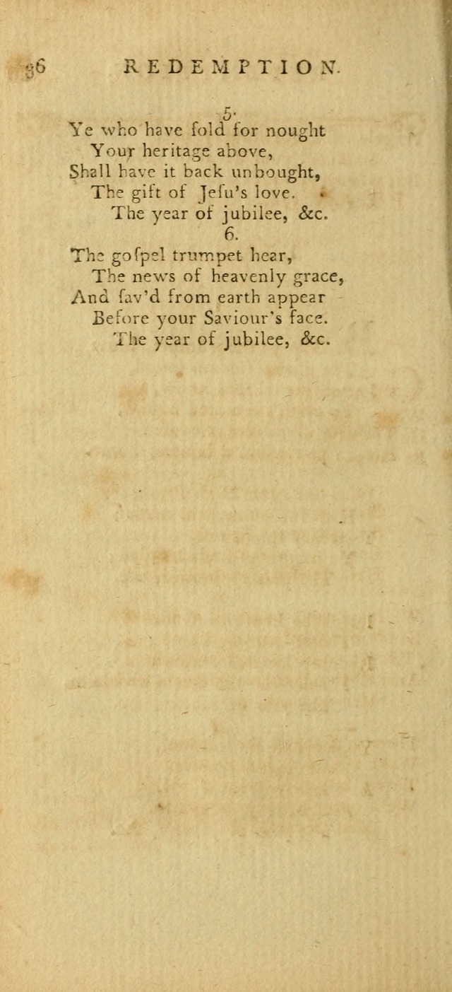 Hymns for the Use of the Society of United Christian Friends: with their constitution annexed page 36