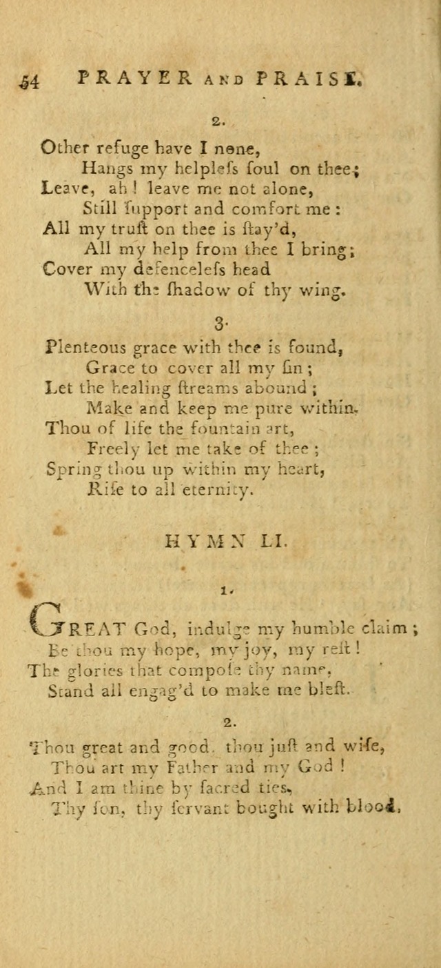 Hymns for the Use of the Society of United Christian Friends: with their constitution annexed page 54