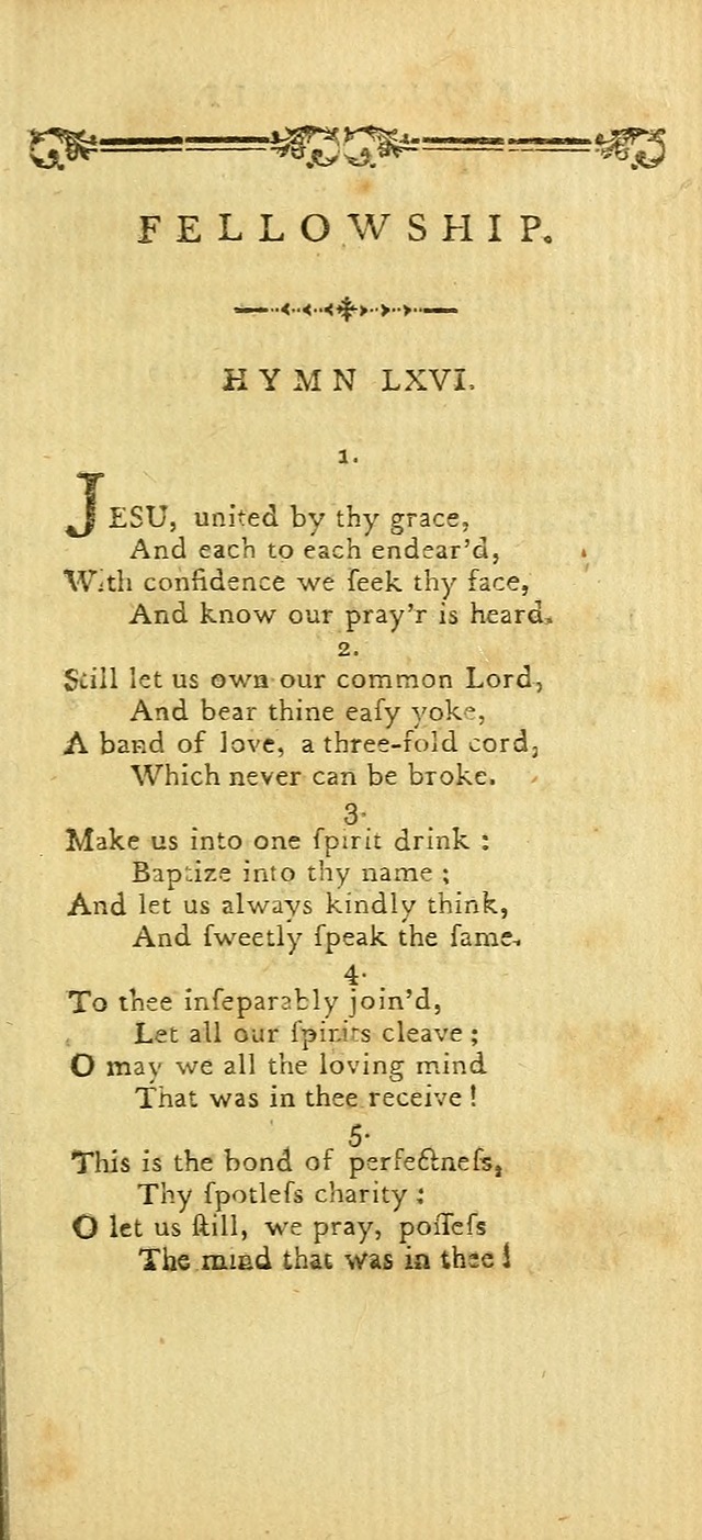 Hymns for the Use of the Society of United Christian Friends: with their constitution annexed page 69