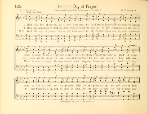 Heart and Voice: a New Collection of Sunday School Songs page 122