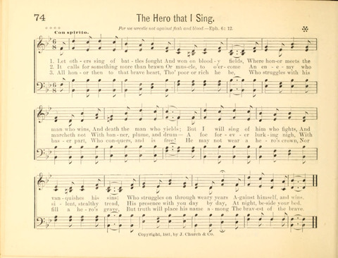 Heart and Voice: a New Collection of Sunday School Songs page 74