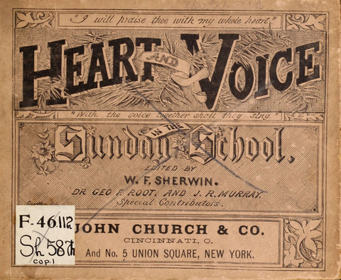 Heart and Voice: a New Collection of Sunday School Songs page cover