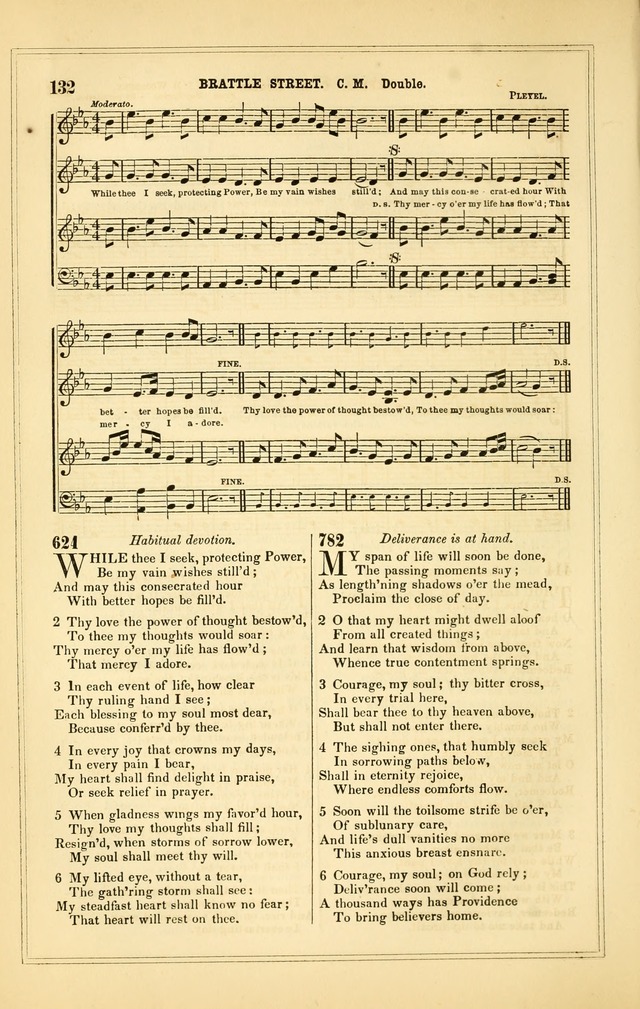 The Heart and Voice: or, Songs of Praise for the Sanctuary: hymn and tune book, designed for congregational singing in the Methodist Episcopal Church, and for congregations generally page 132