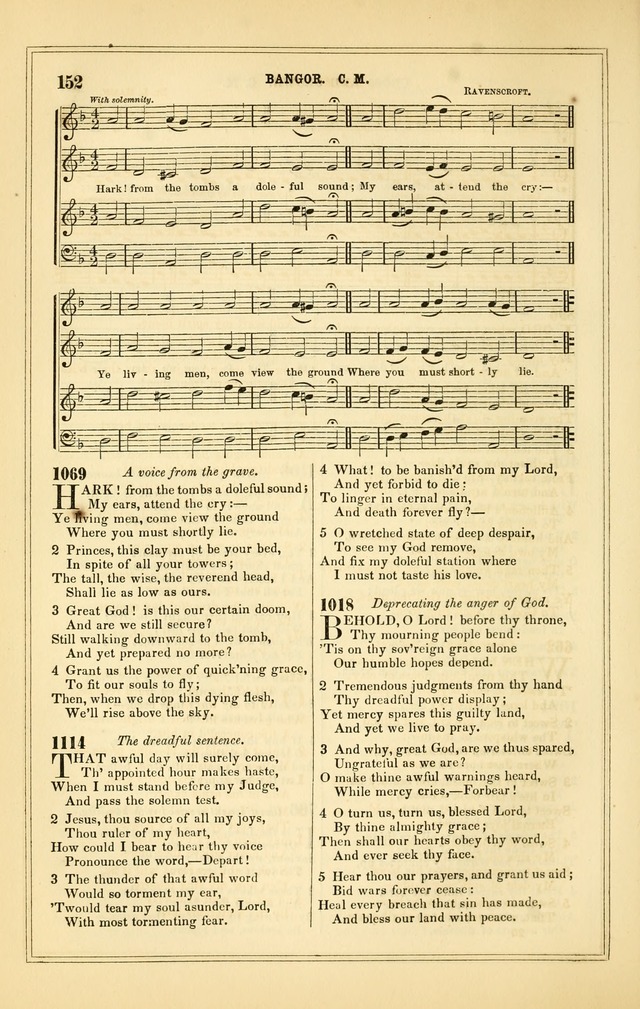 The Heart and Voice: or, Songs of Praise for the Sanctuary: hymn and tune book, designed for congregational singing in the Methodist Episcopal Church, and for congregations generally page 152