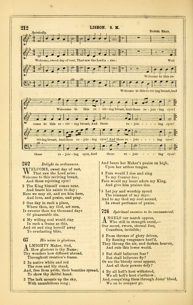 The Heart and Voice: or, Songs of Praise for the Sanctuary: hymn and tune book, designed for congregational singing in the Methodist Episcopal Church, and for congregations generally page 212