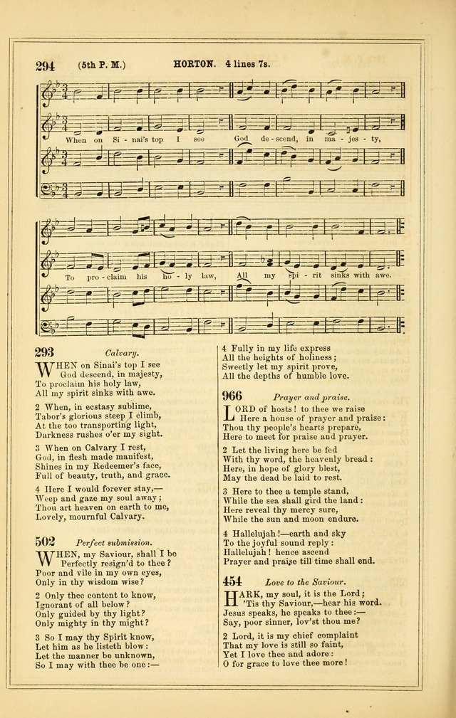 The Heart and Voice: or, Songs of Praise for the Sanctuary: hymn and tune book, designed for congregational singing in the Methodist Episcopal Church, and for congregations generally page 294