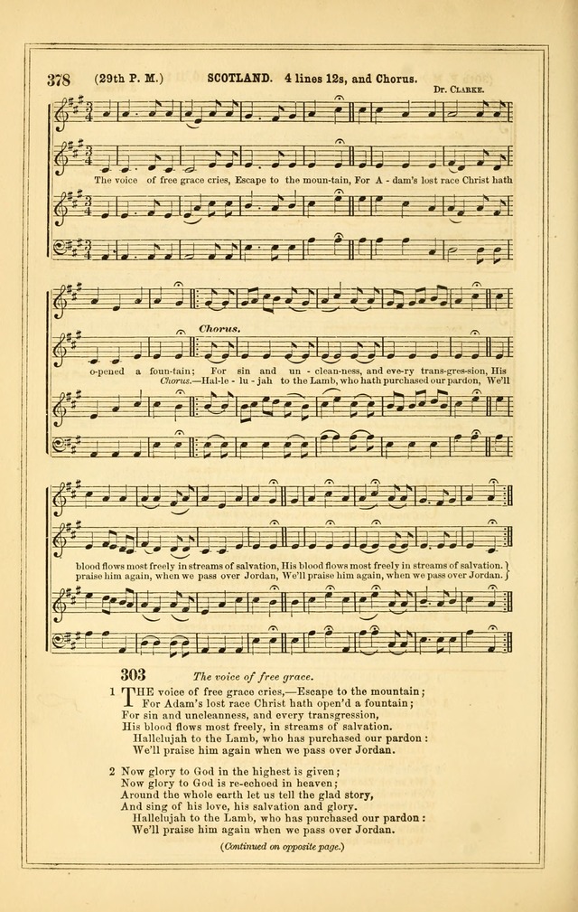 The Heart and Voice: or, Songs of Praise for the Sanctuary: hymn and tune book, designed for congregational singing in the Methodist Episcopal Church, and for congregations generally page 378