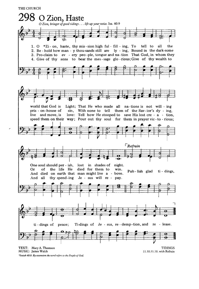 The Hymnal for Worship and Celebration page 298