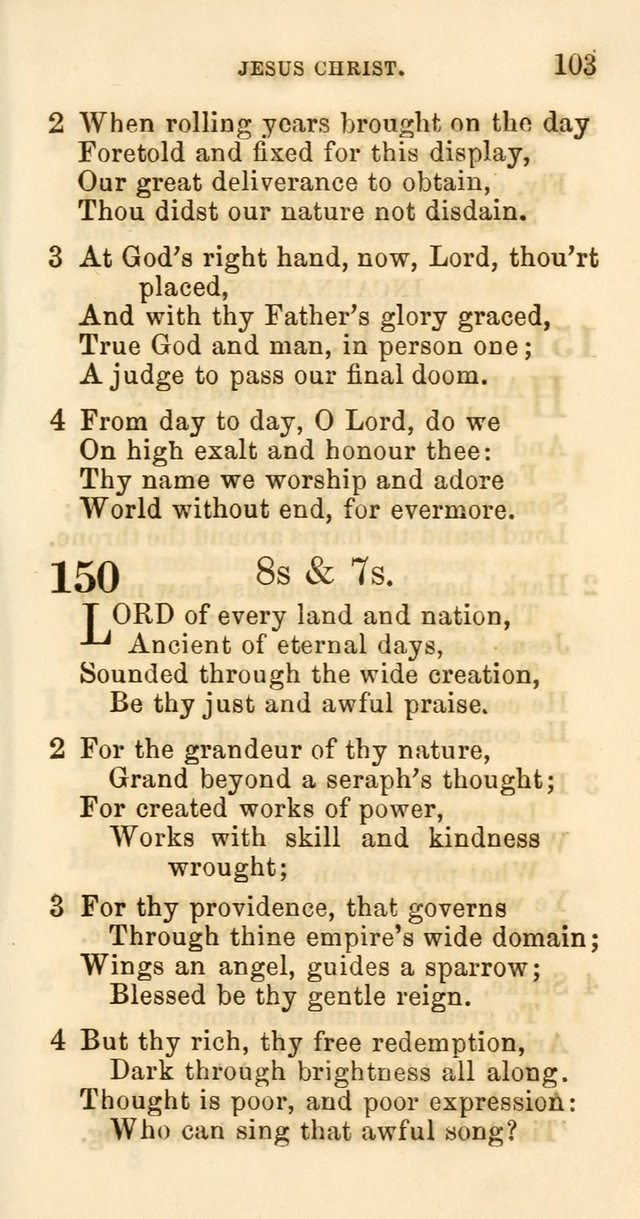 Hymns of Worship: designed for use especially in the lecture room, the prayer meeting and the family page 108