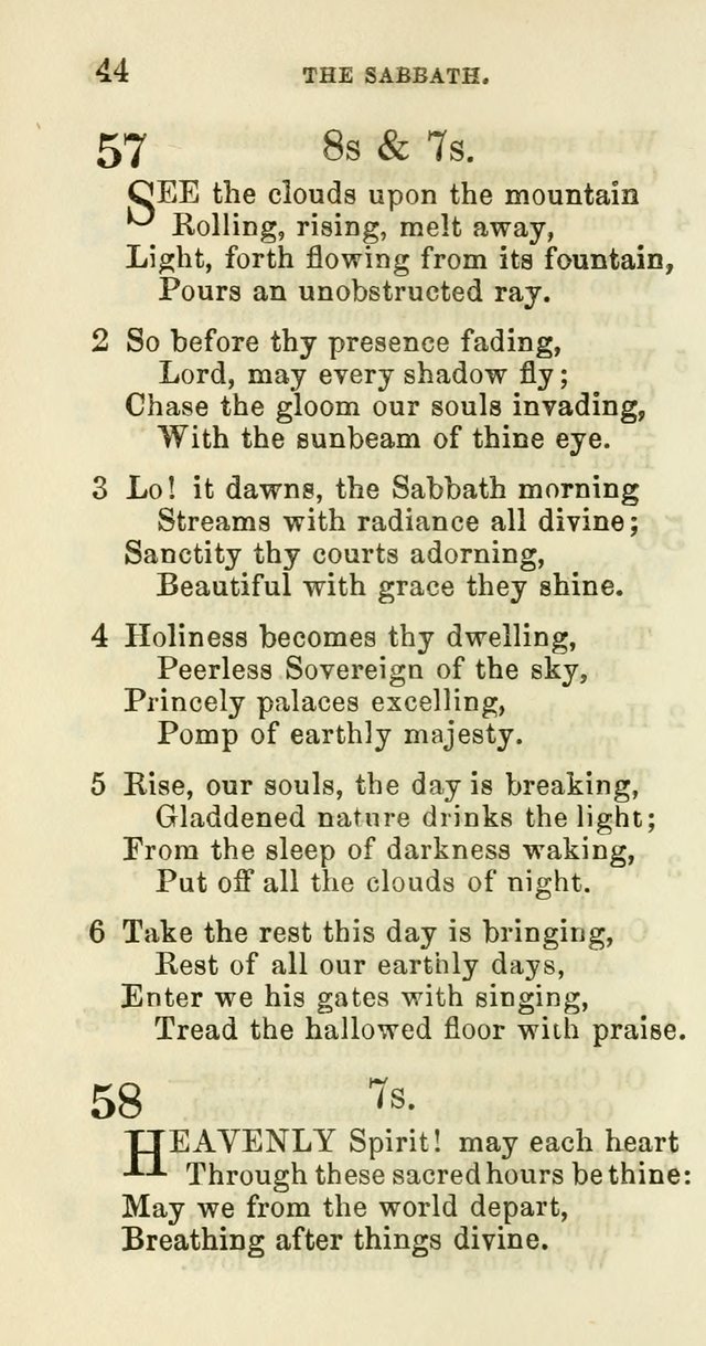 Hymns of Worship: designed for use especially in the lecture room, the prayer meeting and the family page 49