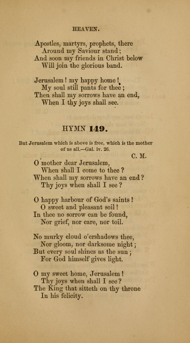 Hymns for the Worship of God: selected and arranged for the congregations connected with the Church of Scotland page 139