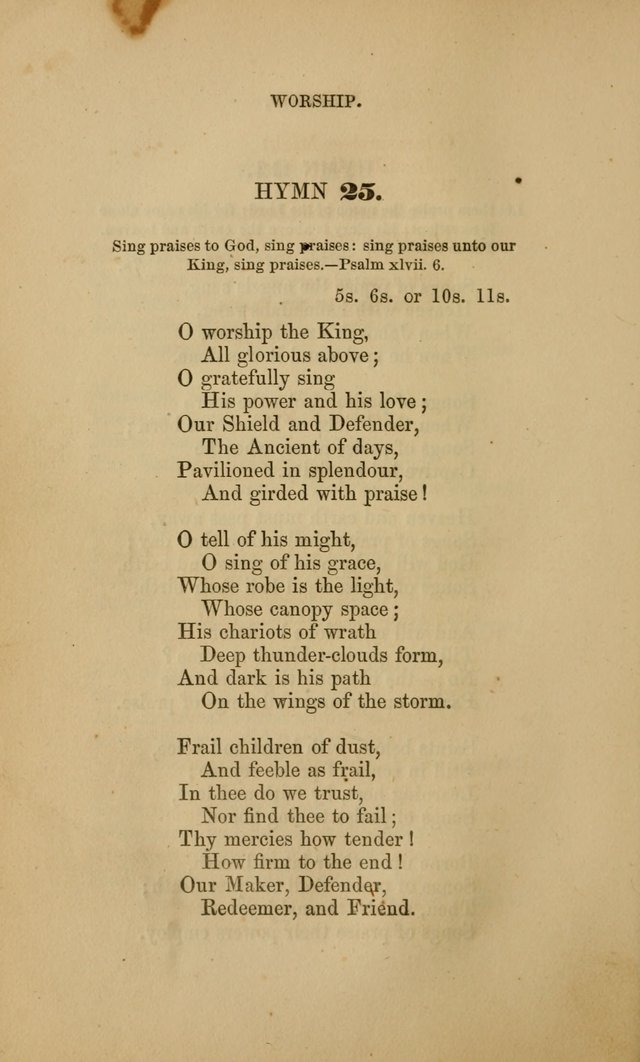 Hymns for the Worship of God: selected and arranged for the congregations connected with the Church of Scotland page 22