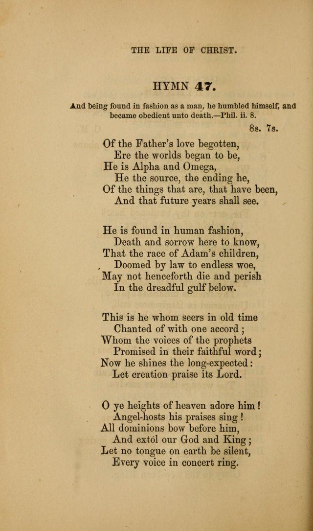 Hymns for the Worship of God: selected and arranged for the congregations connected with the Church of Scotland page 42