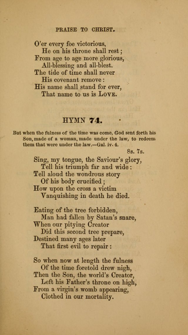 Hymns for the Worship of God: selected and arranged for the congregations connected with the Church of Scotland page 67