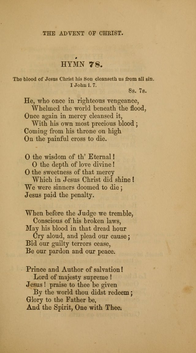 Hymns for the Worship of God: selected and arranged for the congregations connected with the Church of Scotland page 71