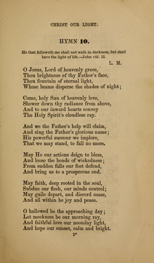 Hymns for the Worship of God: selected and arranged for the congregations connected with the Church of Scotland page 9