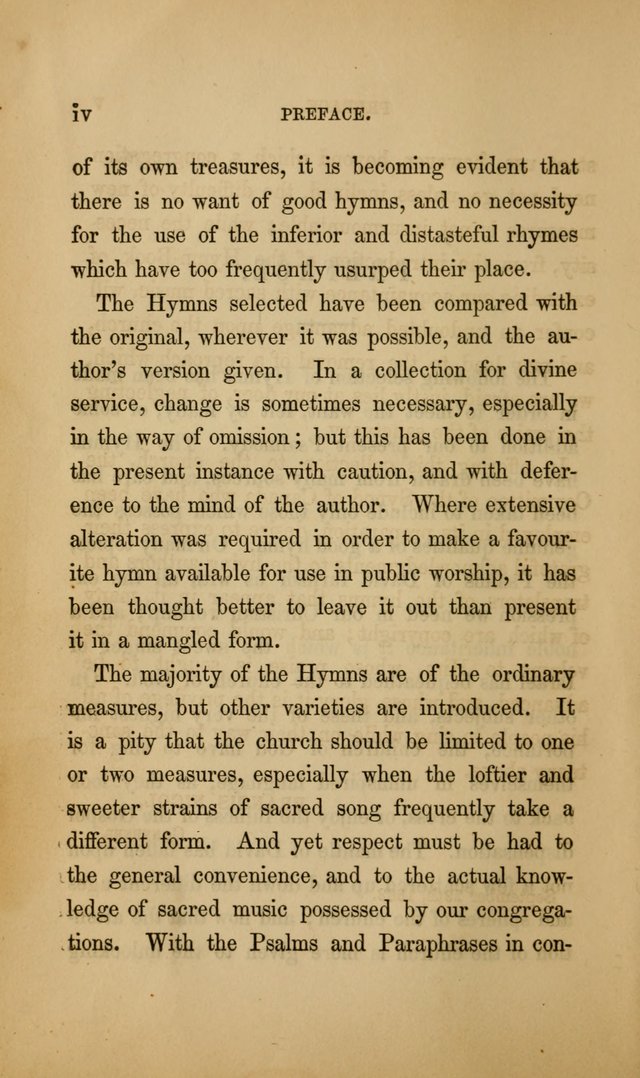 Hymns for the Worship of God: selected and arranged for the congregations connected with the Church of Scotland page viii