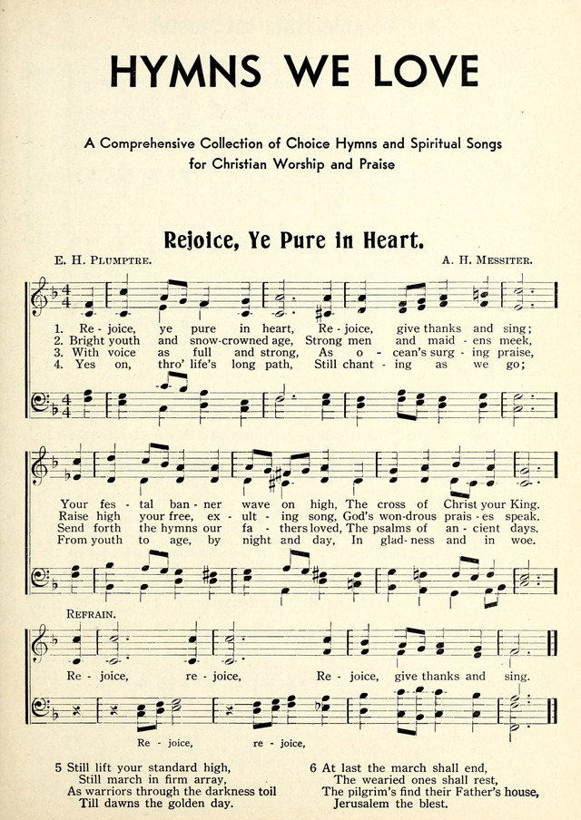 Hymns We Love page 1