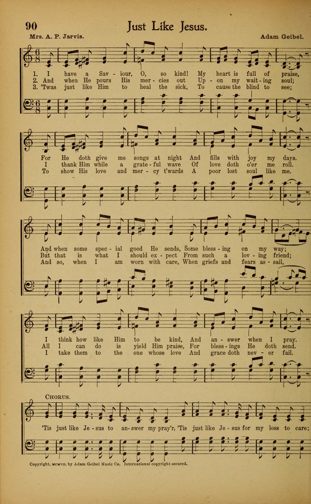 Hymns We Love, for Sunday Schools and All Devotional Meetings page 90