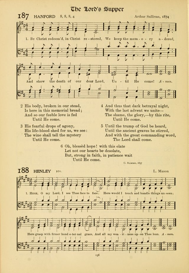 Hymns of Worship and Service (15th ed.) page 136