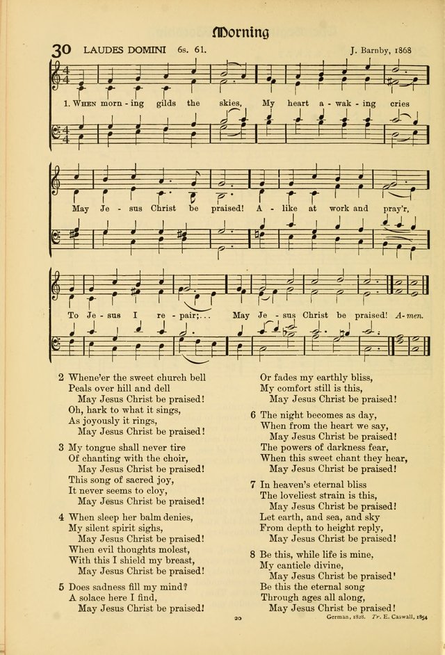 Hymns of Worship and Service (15th ed.) page 20