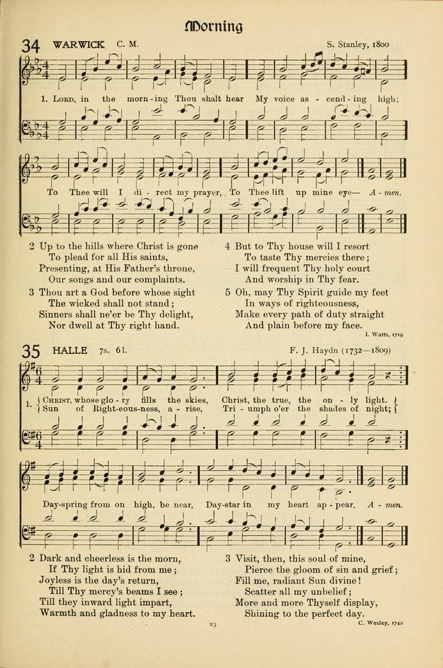 Hymns of Worship and Service (15th ed.) page 23
