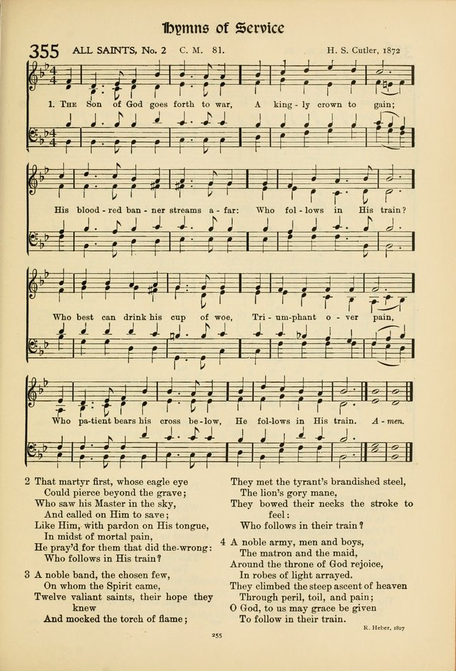 Hymns of Worship and Service (15th ed.) page 255