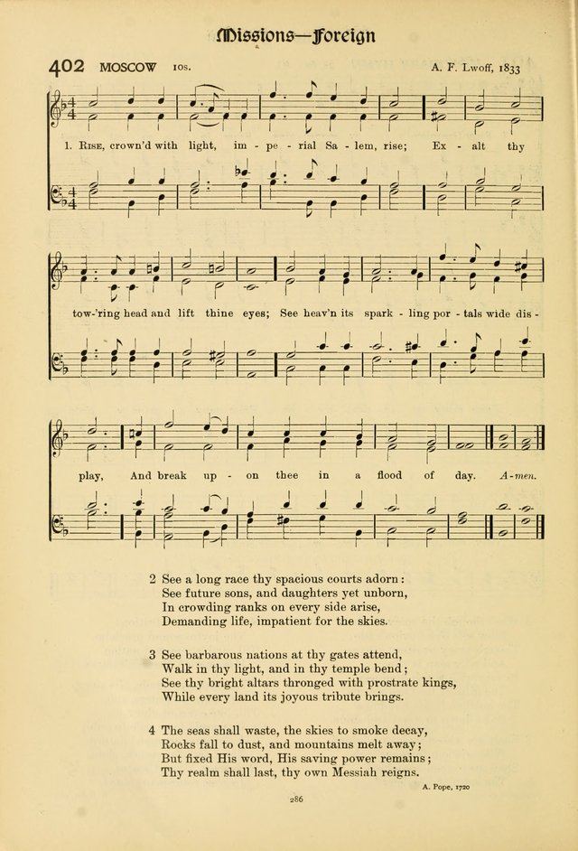 Hymns of Worship and Service (15th ed.) page 286