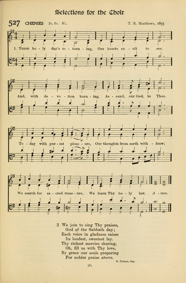 Hymns of Worship and Service (15th ed.) page 385