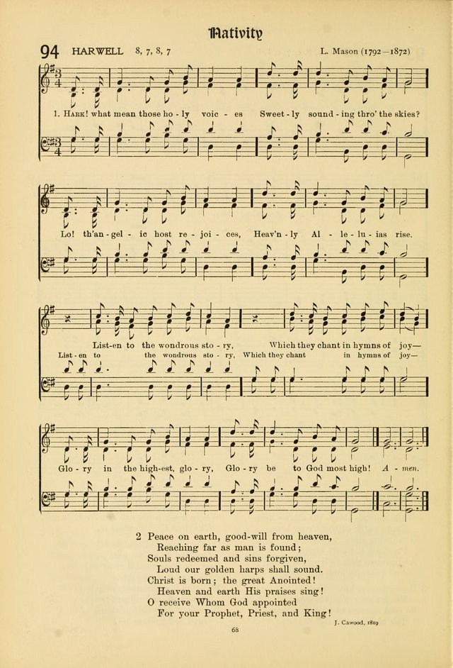 Hymns of Worship and Service (15th ed.) page 68