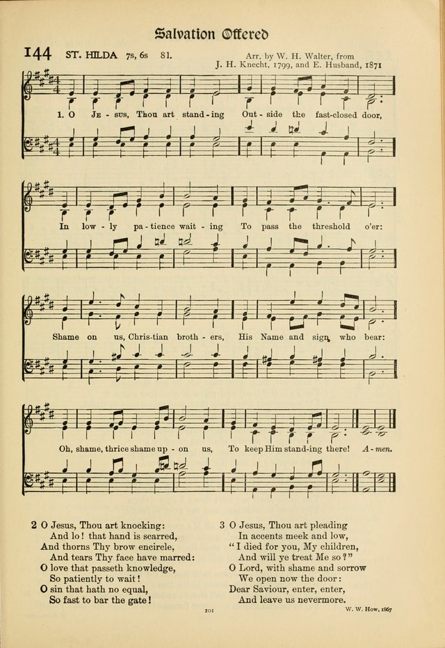 Hymns of Worship and Service. (Chapel ed.) page 101