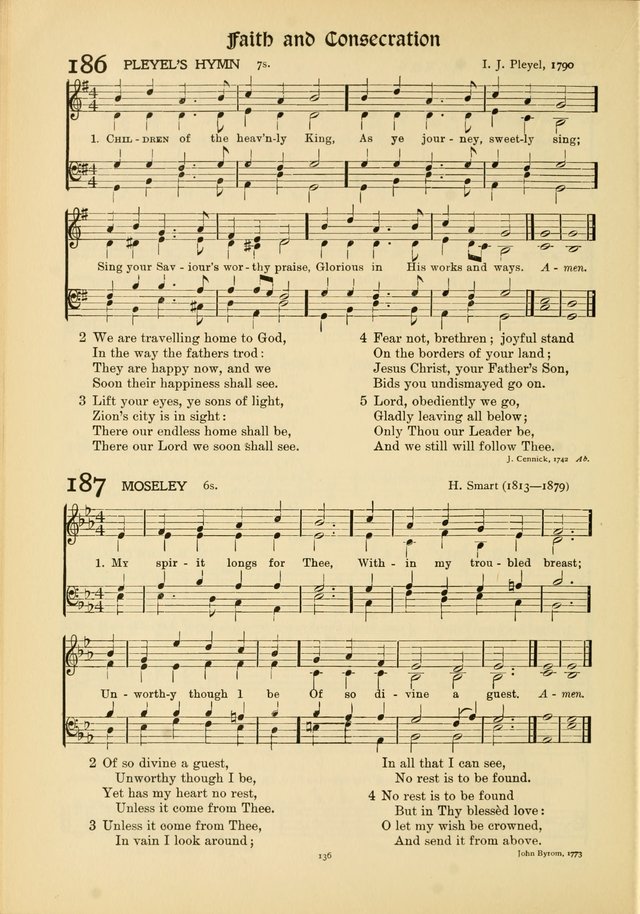 Hymns of Worship and Service. (Chapel ed.) page 136