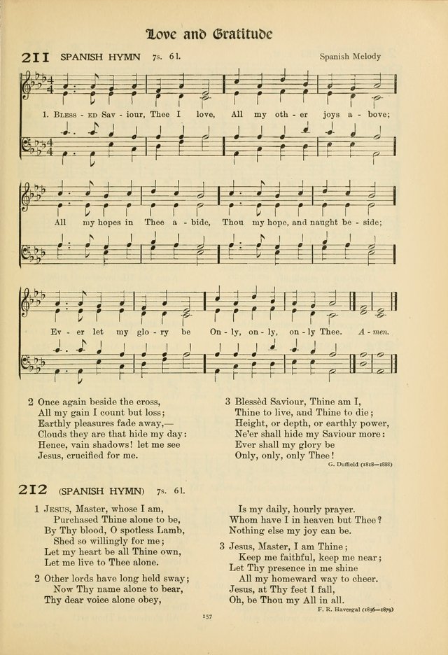 Hymns of Worship and Service. (Chapel ed.) page 157