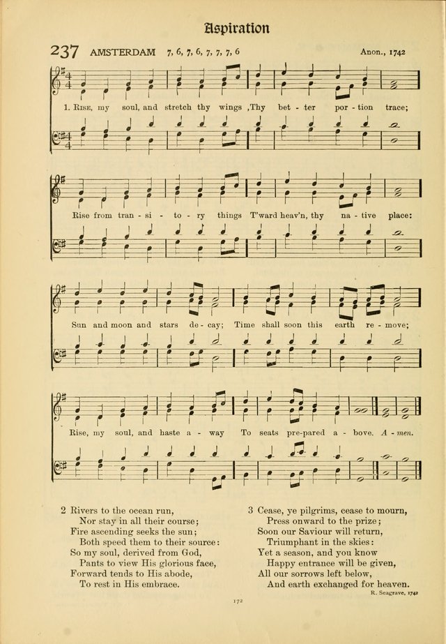 Hymns of Worship and Service. (Chapel ed.) page 172