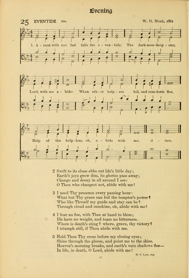 Hymns of Worship and Service. (Chapel ed.) page 18