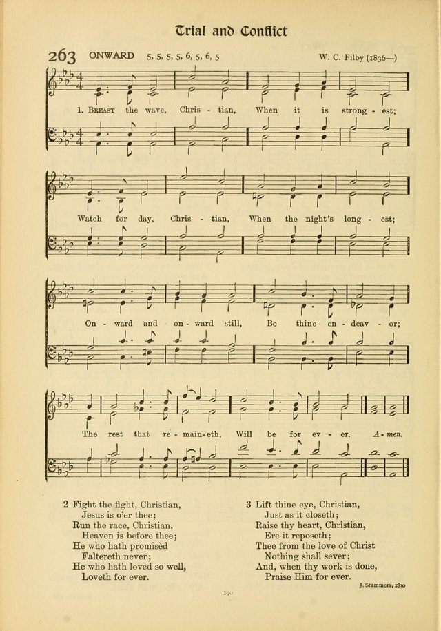 Hymns of Worship and Service. (Chapel ed.) page 190